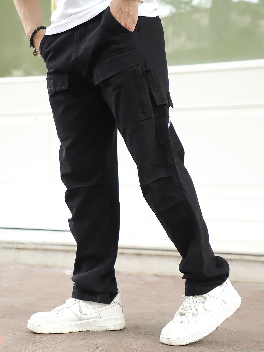 Riverside Black Cotton Cargo