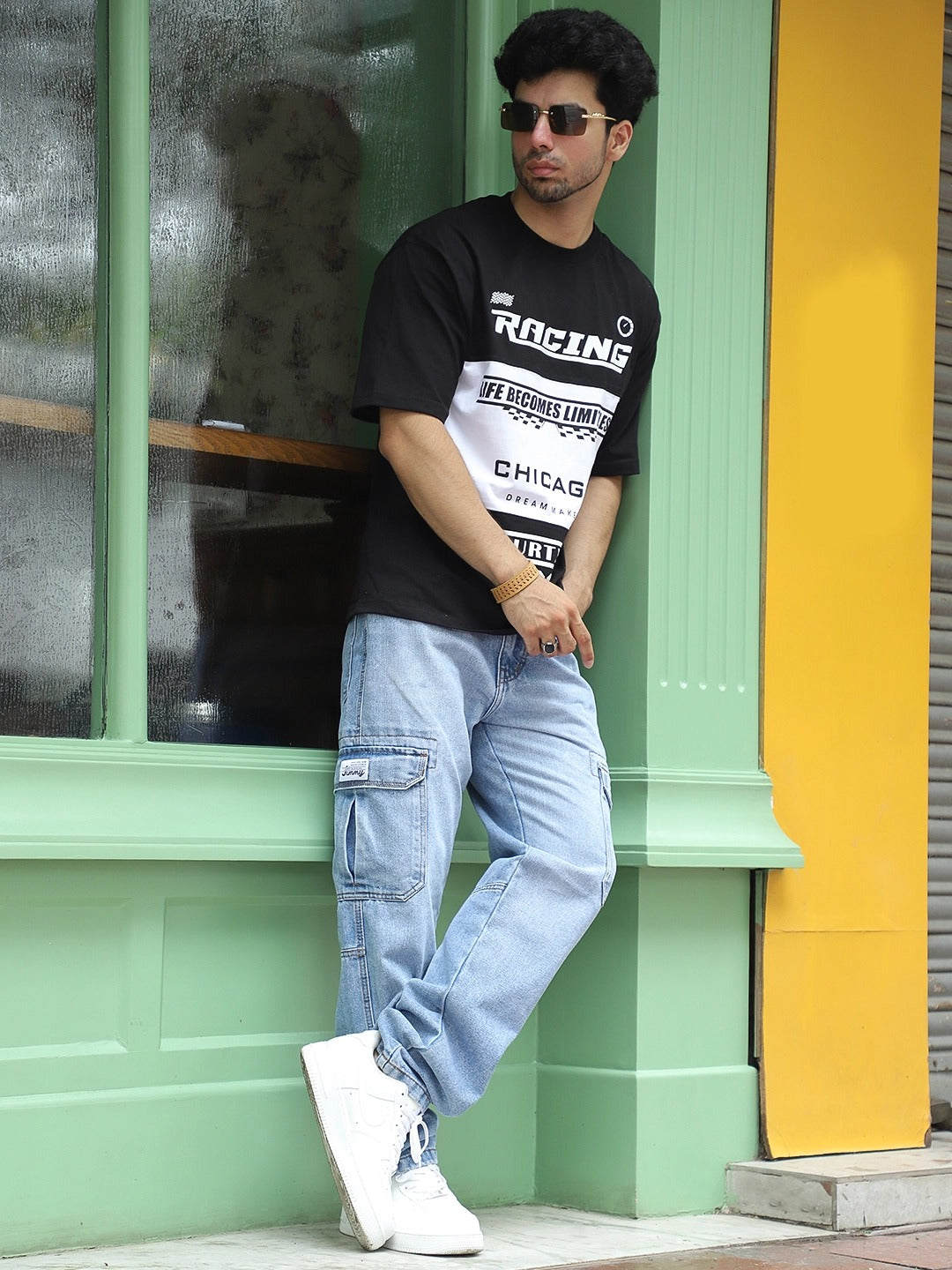 Zoom Blue Denim Cargo