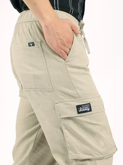 Desert Light Olive Linen Cargo