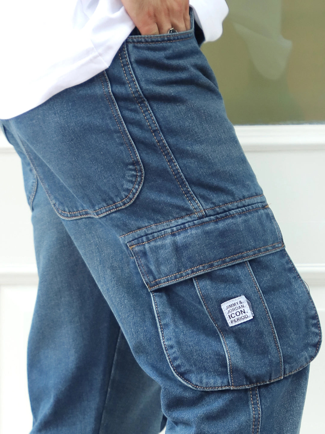 Driftwood Doger Blue Denim Cargo