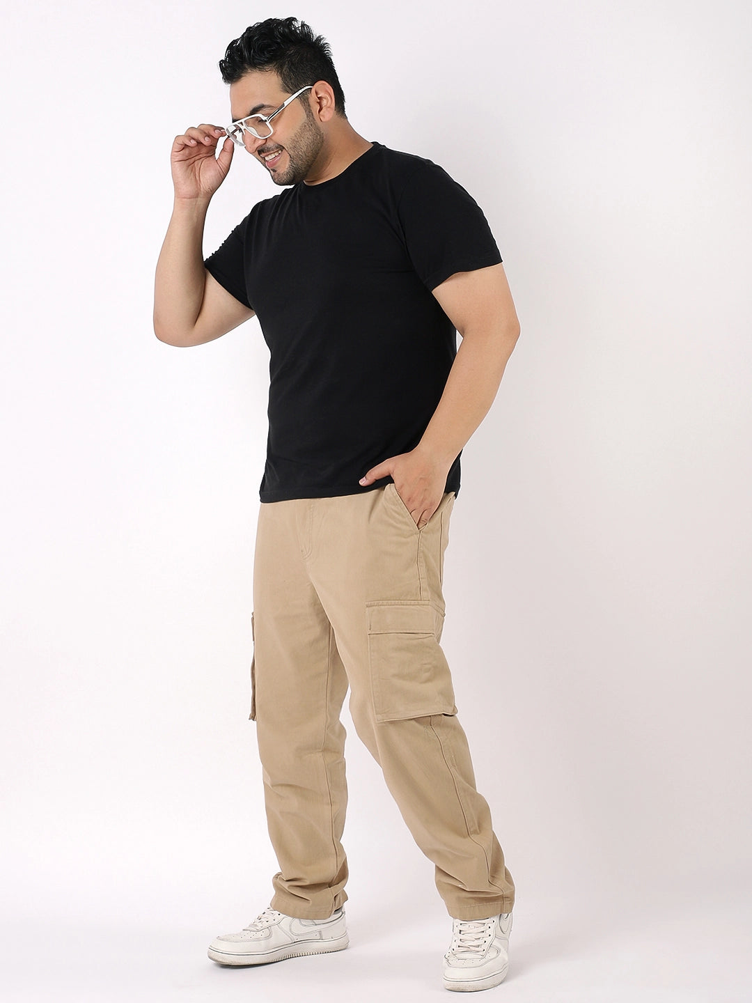Grindel Khaki Plus Size Cargo