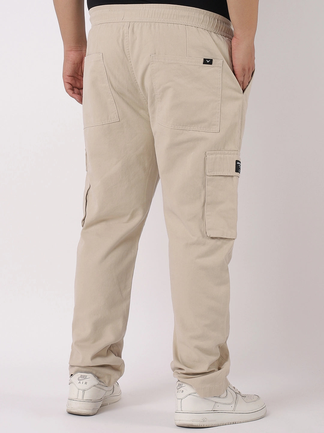 Grindel Beige Plus Size Cargo