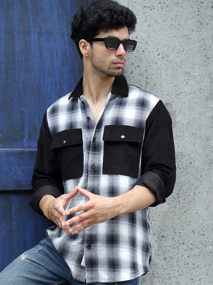 Sovereign Black Cotrise Shirt with Check