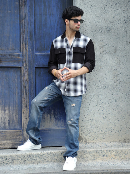 Sovereign Black Cotrise Shirt with Check