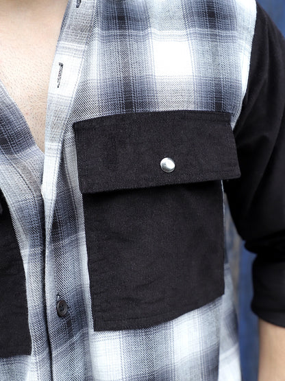 Sovereign Black Cotrise Shirt with Check