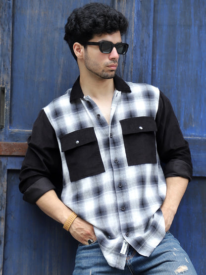 Sovereign Black Cotrise Shirt with Check