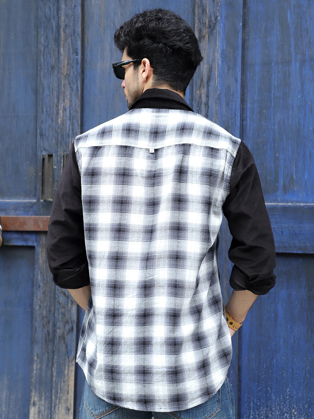 Sovereign Black Cotrise Shirt with Check