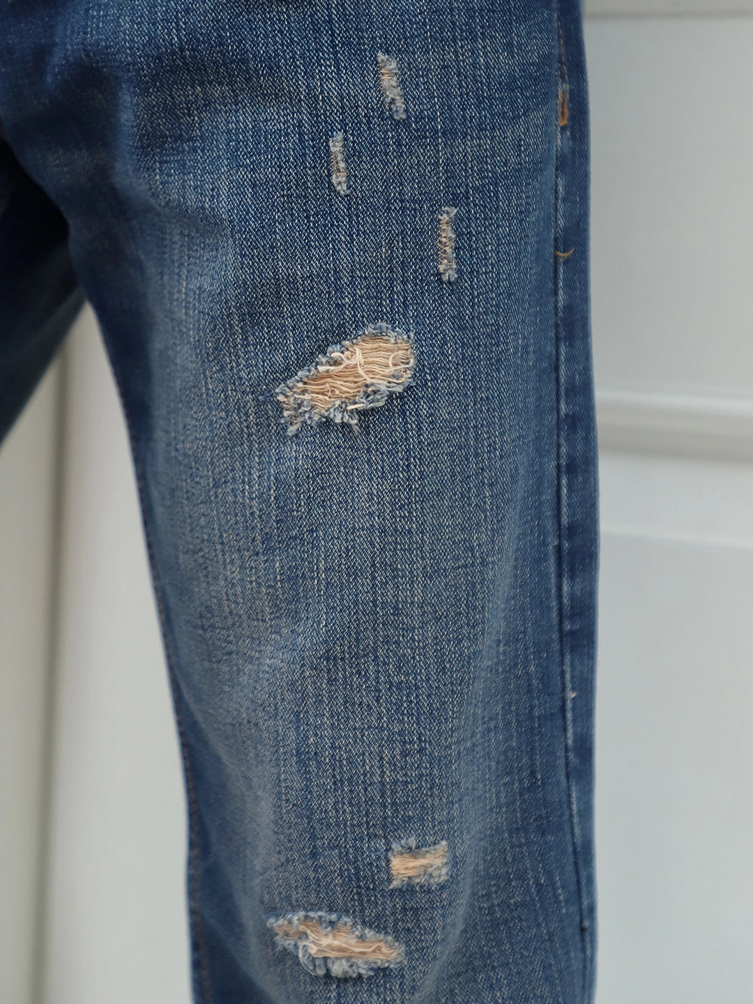 Oliver Cobalt Blue Denim Straight Fit Jeans