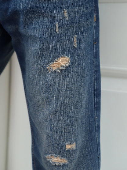 Oliver Cobalt Blue Denim Straight Fit Jeans