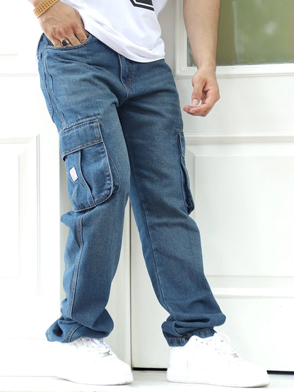 Driftwood Doger Blue Denim Cargo