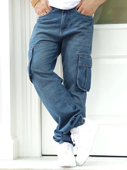 Driftwood Doger Blue Denim Cargo