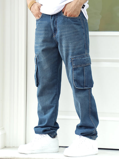 Driftwood Doger Blue Denim Cargo