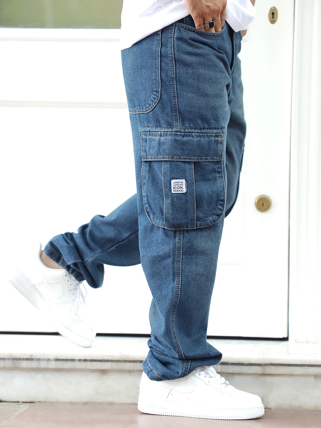 Driftwood Doger Blue Denim Cargo