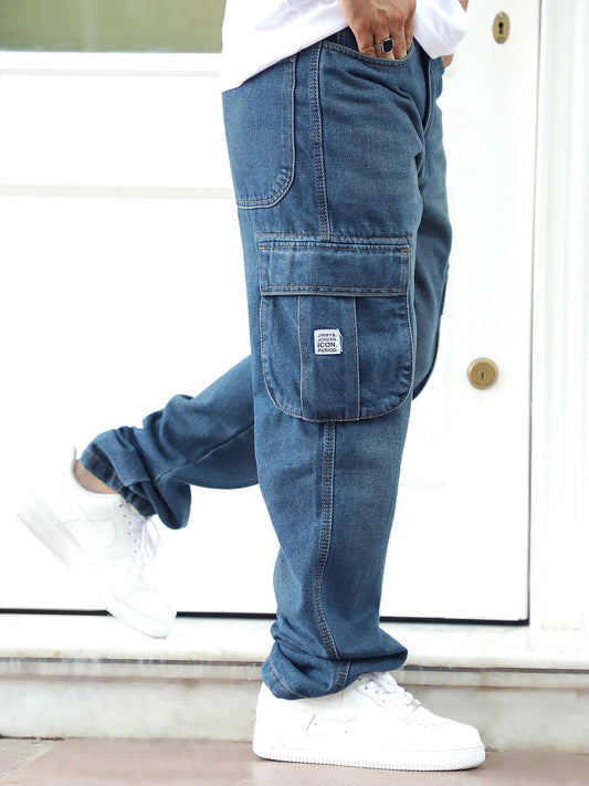 Driftwood Doger Blue Denim Cargo