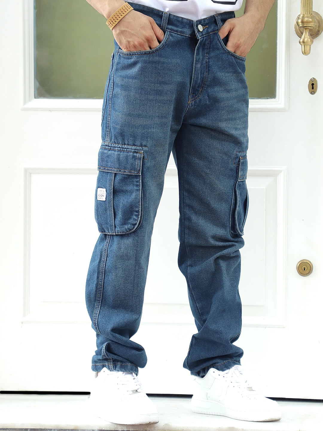 Driftwood Doger Blue Denim Cargo