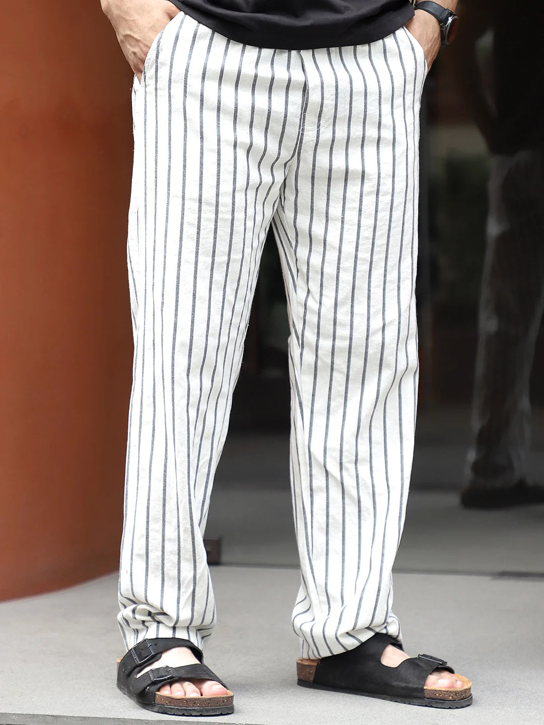 Frostline White Stripe Trouser