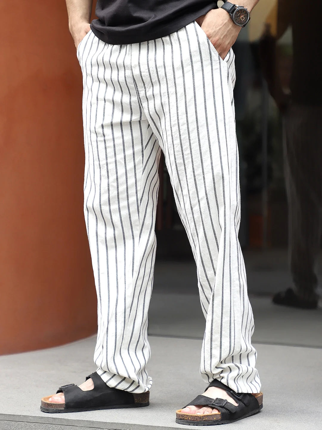 Frostline White Stripe Trouser