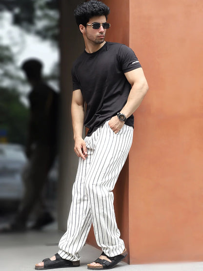 Frostline White Stripe Trouser