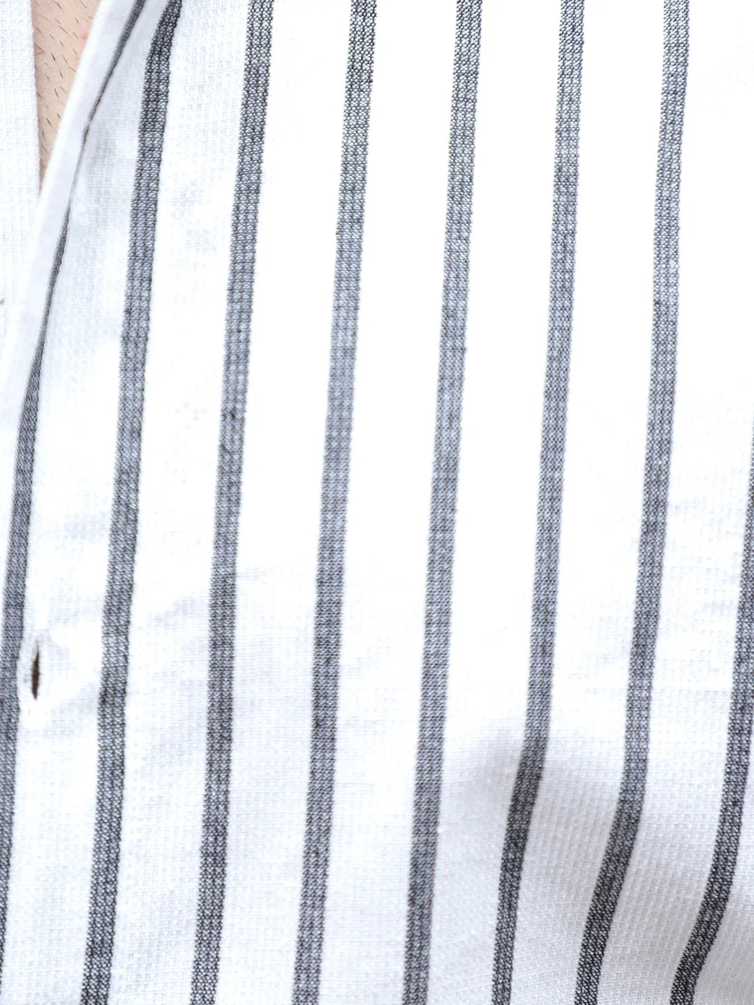 Stonehill White Half Sleeve Stripe Shirt