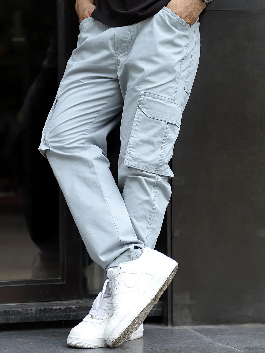 Tarnor Sky Blue Cotton Cargo