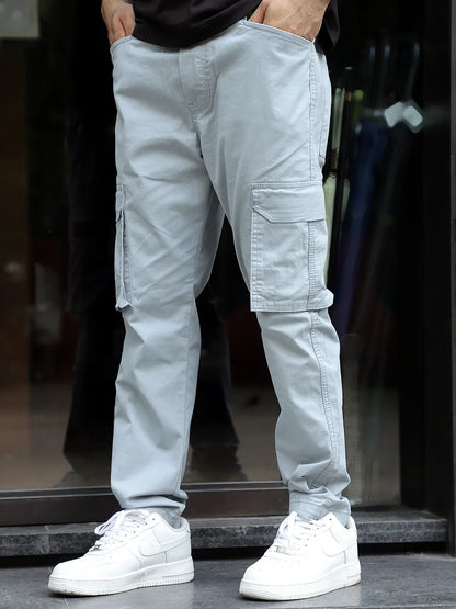 Tarnor Sky Blue Cotton Cargo