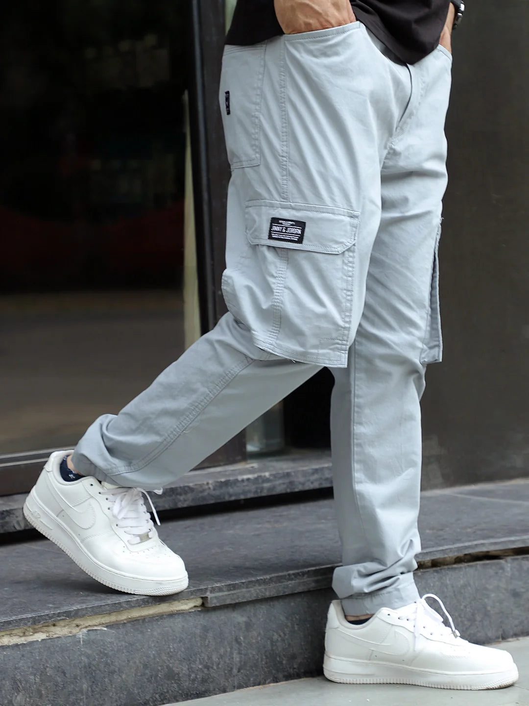 Tarnor Sky Blue Cotton Cargo