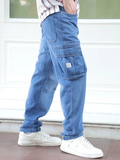 Driftwood Ocean Blue Denim Cargo
