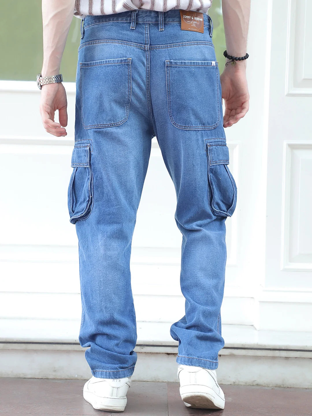Driftwood Ocean Blue Denim Cargo