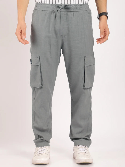 Desert Grey Linen Cargo