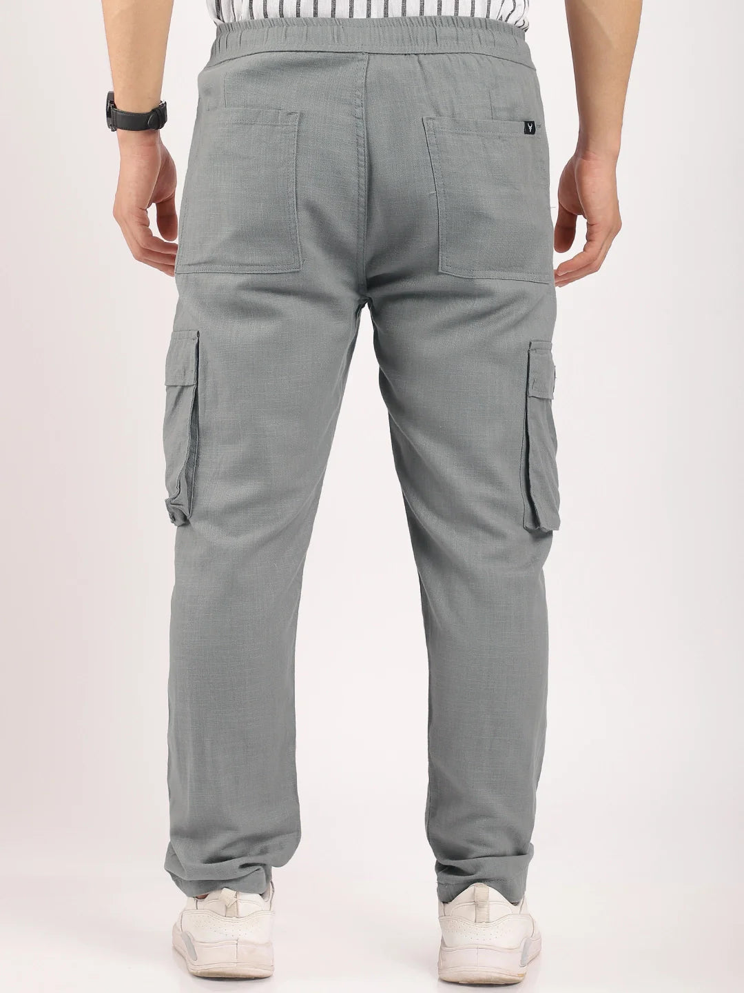 Desert Grey Linen Cargo