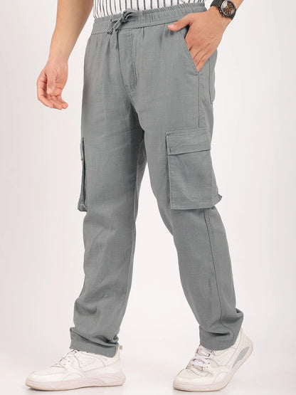 Desert Grey Linen Cargo