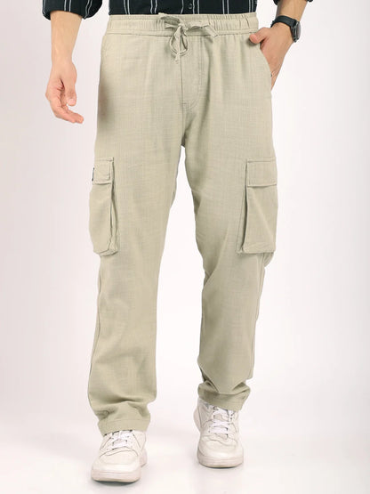 Desert Light Olive Linen Cargo