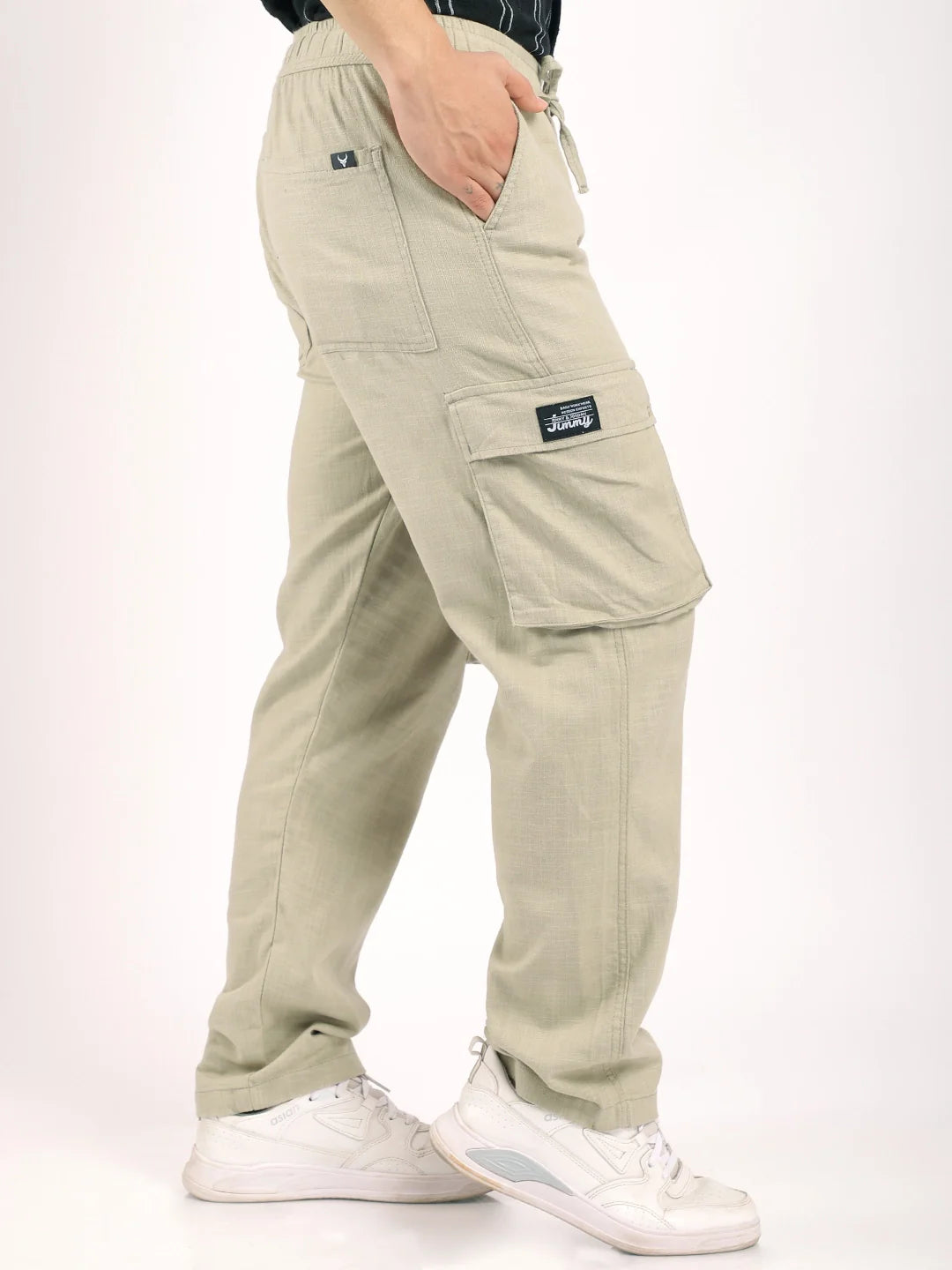 Desert Light Olive Linen Cargo