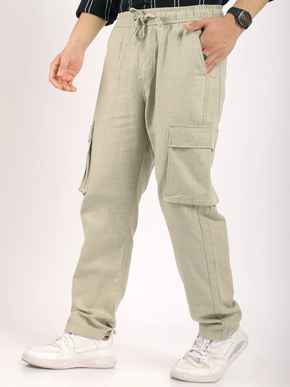 Desert Light Olive Linen Cargo