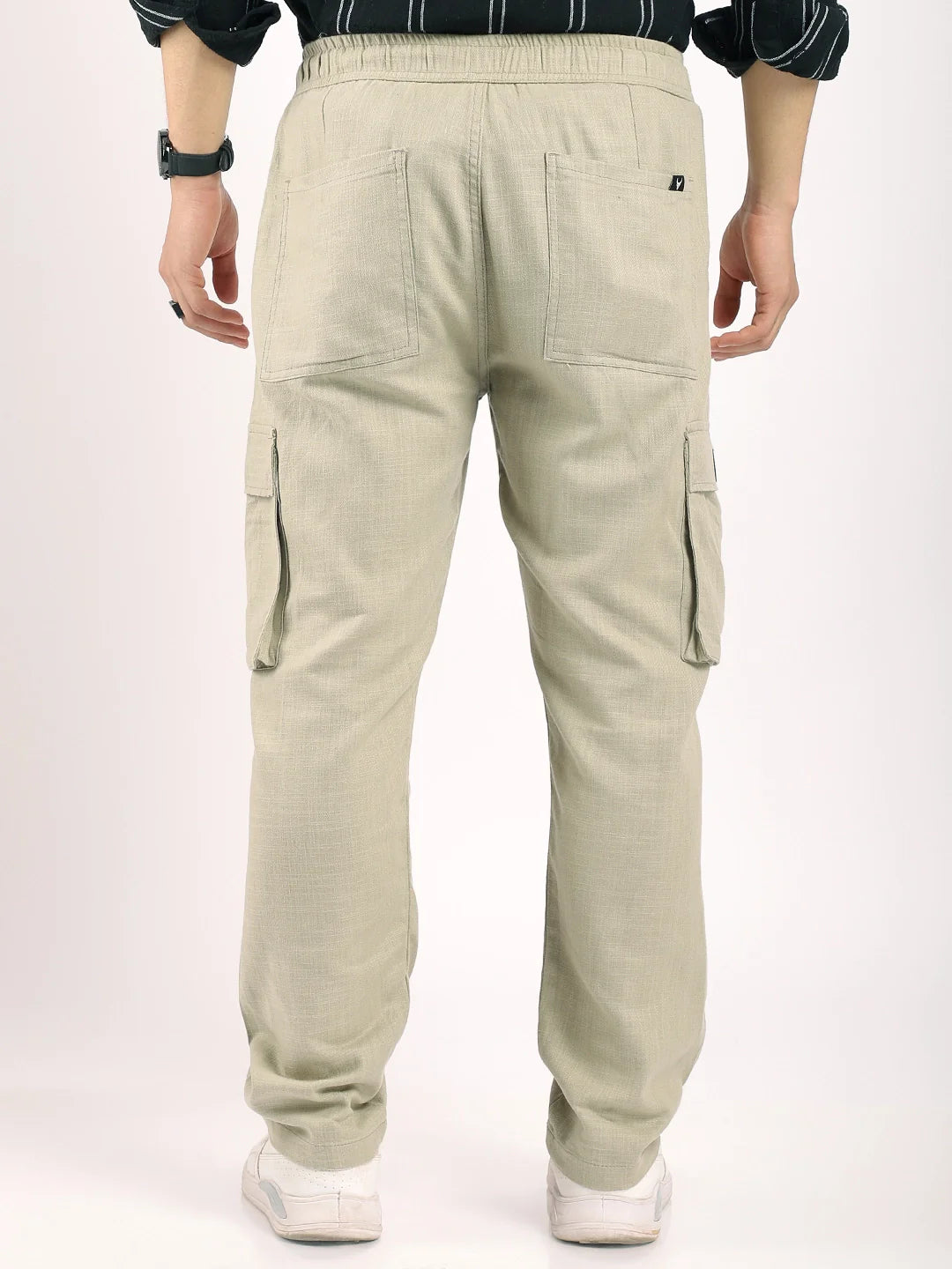 Desert Light Olive Linen Cargo