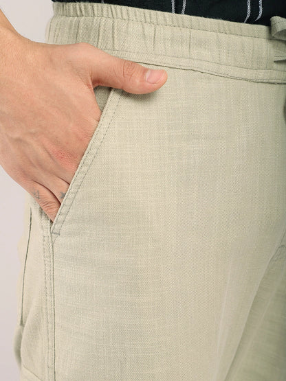 Desert Light Olive Linen Cargo