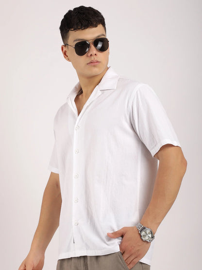 Cereal Killer White Half Sleeve Plain Shirt