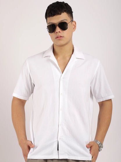 Cereal Killer White Half Sleeve Plain Shirt