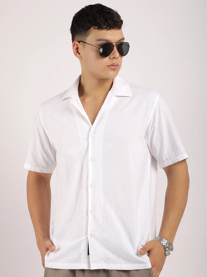 Cereal Killer White Half Sleeve Plain Shirt