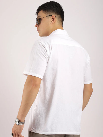 Cereal Killer White Half Sleeve Plain Shirt