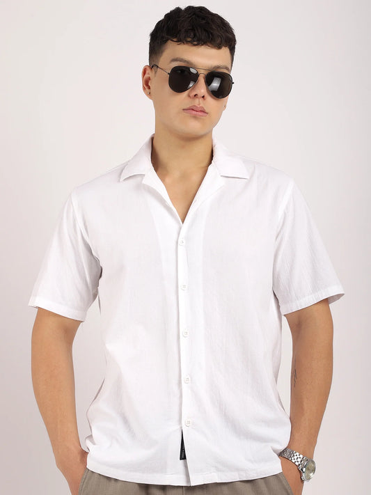 Cereal Killer White Half Sleeve Plain Shirt