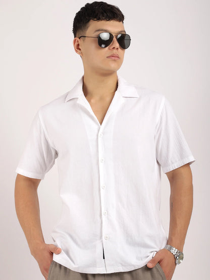 Cereal Killer White Half Sleeve Plain Shirt