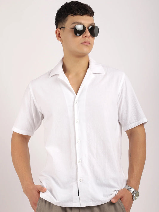 Cereal Killer White Half Sleeve Plain Shirt