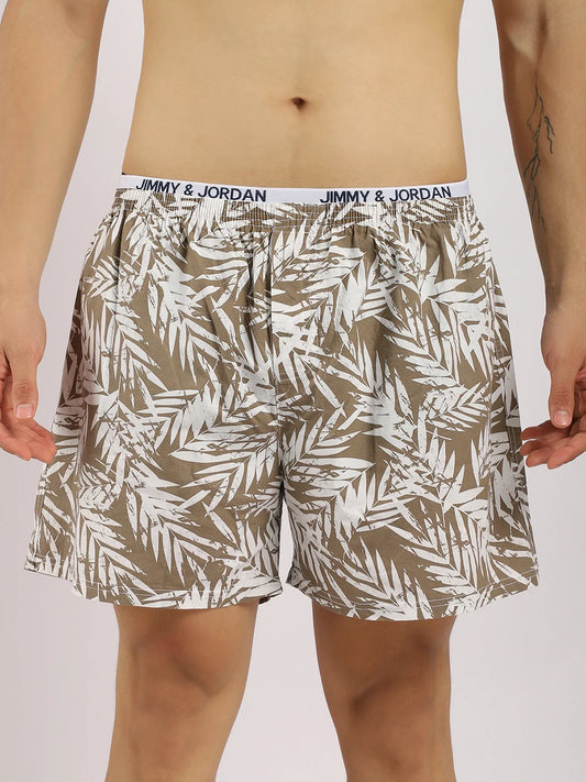 Cessing Drift Beige Print Boxer