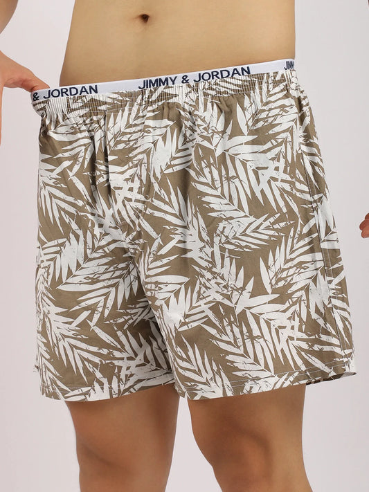 Cessing Drift Beige Print Boxer