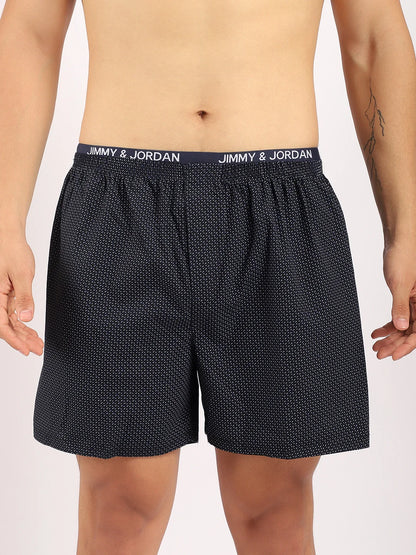 Play The Dots Dark Blue Boxer