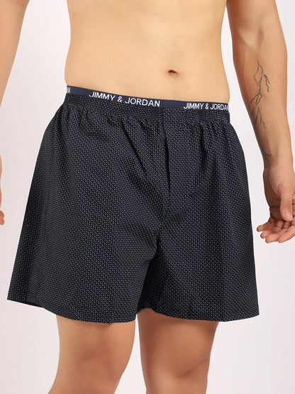 Play The Dots Dark Blue Boxer