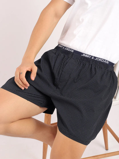 Play The Dots Dark Blue Boxer