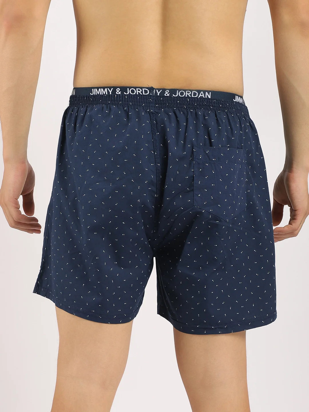 Midnight Dice Print Dark Blue Boxer