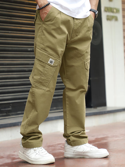 Mudstone Khaki Cotton Cargo